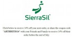 Sierra Sil discount code