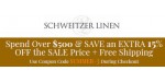Schweitzer Linen discount code