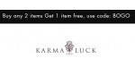 Karma and Luck discount code