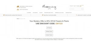 Blossoming Gifts coupon code