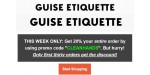 Guise Etiquette discount code