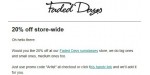 Faded Days discount code
