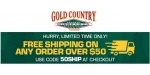 Gold Country coupon code