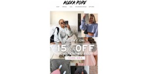 Alexa Pope coupon code