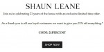 Shaun Leane discount code