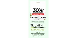Triumph Botanicals coupon code