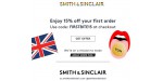 Smith & Sinclair discount code