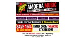 Amoeba Music discount code
