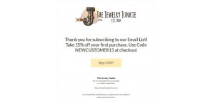 The Jewelry Junkie coupon code