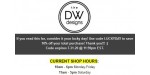 The Dw Designs discount code