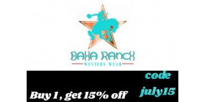 Baha Ranch Western Wear coupon code