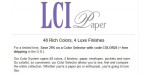 LCI Paper discount code