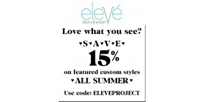Eleve Dancewear coupon code