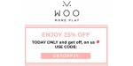 Woo More Play discount code