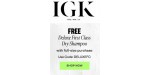 IGK Hair coupon code