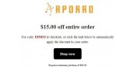 Aporro Brand discount code