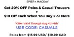 Spier and Mackay discount code