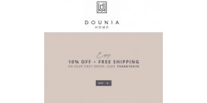 Dounia Home coupon code