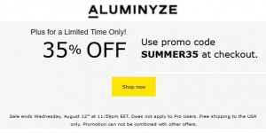 Aluminyze coupon code