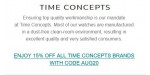 Time Concepts coupon code