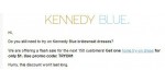 Kennedy Blue discount code