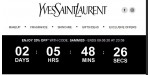 Yves Saint Laurent discount code