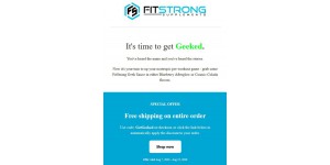 Fit Strong Supplements coupon code