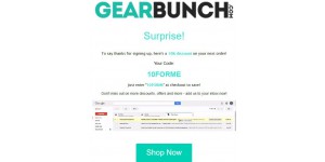 GearBunch coupon code