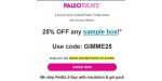 Paleo Treats coupon code