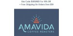 Amavida Coffee Roasters discount code