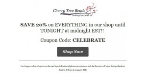 Cherry Tree Beads coupon code