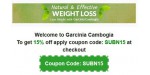 Garcinia Cambogia Save discount code