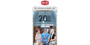 D&D Texas Outfitters coupon code