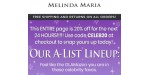Melinda Maria discount code