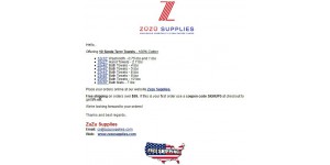 Zuzu Supplies coupon code