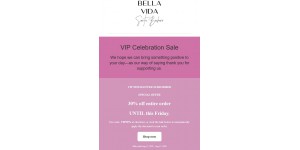 Bella Vida Santa Barbara coupon code
