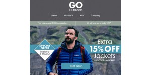 GO Outdoors coupon code