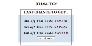 Rialto coupon code