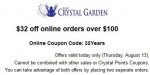 The Crystal Garden discount code