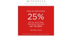 Mitchells discount code