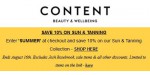 Content Beauty & Wellbeing discount code