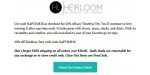 Heirloom discount code