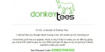 Donkey Tees discount code