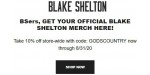 Blake Shelton discount code