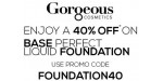 Gorgeous Cosmetics discount code