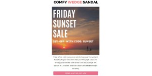 Comfy Wedge Sandal coupon code