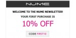 NuMe discount code