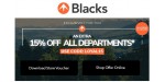 Blacks discount code