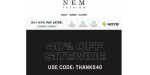 NEM Fashion discount code