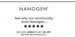 Nanogen discount code